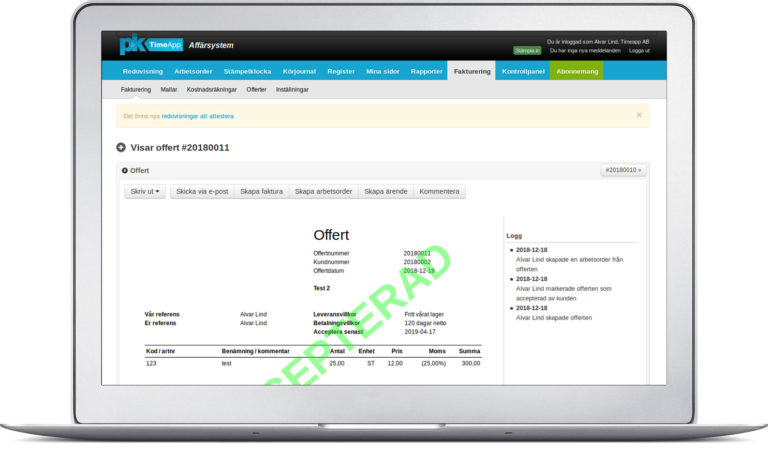 Offert_TimeApp