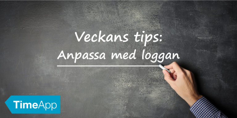 Veckans tips, Anpassa med loggan