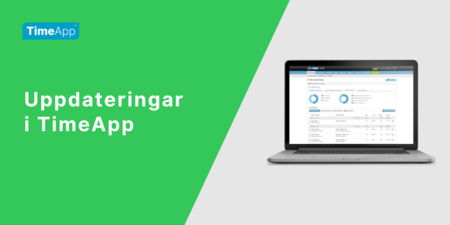 Uppdateringar i TimeApp 2