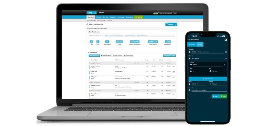 TimeApp Advokat advokatbyrå